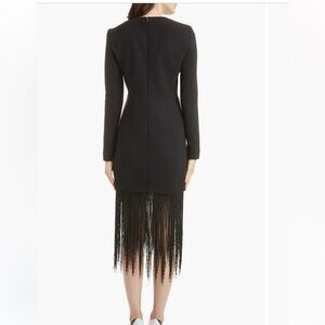 Givenchy
Fringe Hem
Wool Crepe
Sheath
Dress